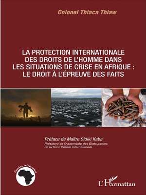 cover image of La protection internationale des droits de l'homme dans les situations de crise en Afrique